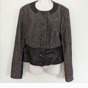 Vintage PORTS 1961  jacket coat blazer brown women's designer size 14